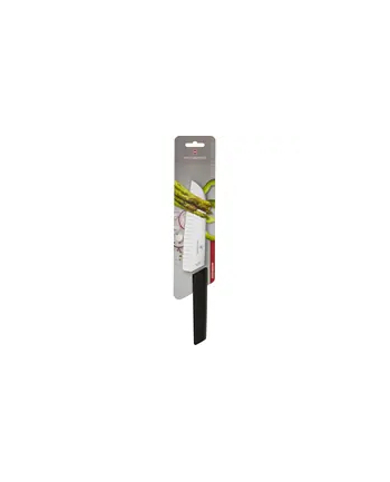 Nóż Santoku, ostrze ryflowane, 17 cm, czarny VICTORINOX 6.9053.17KB