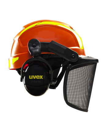 Uvex Kask Ochronny Do Lasu 9772 9774237 Pomarańczowy