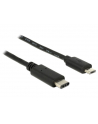 Delock USB C-microUSB M/M 0,5m Czarny (83333) - nr 2