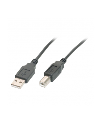 Wentronic USB AB 500 HiSpeed Black 5m (68902)