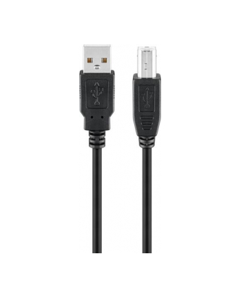 Wentronic USB AB 500 HiSpeed Black 5m (68902) nr 2
