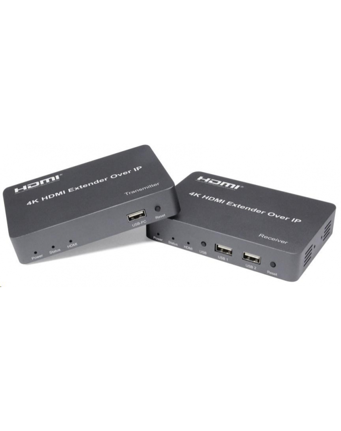 Premiumcord HDMI extender s USB na 150m over IP, bez zpoždění (PRC) główny