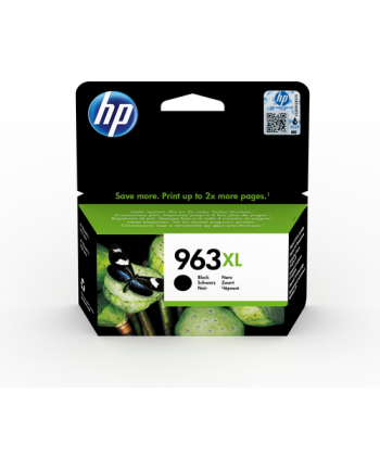 Hewlett-Packard HP oryginalny ink / tusz 3JA30AE#301, 963XL, black, blistr, 2000s, 48ml, high capacity, Officejet Pro 9012, 9014, 9015, 90 (3JA3