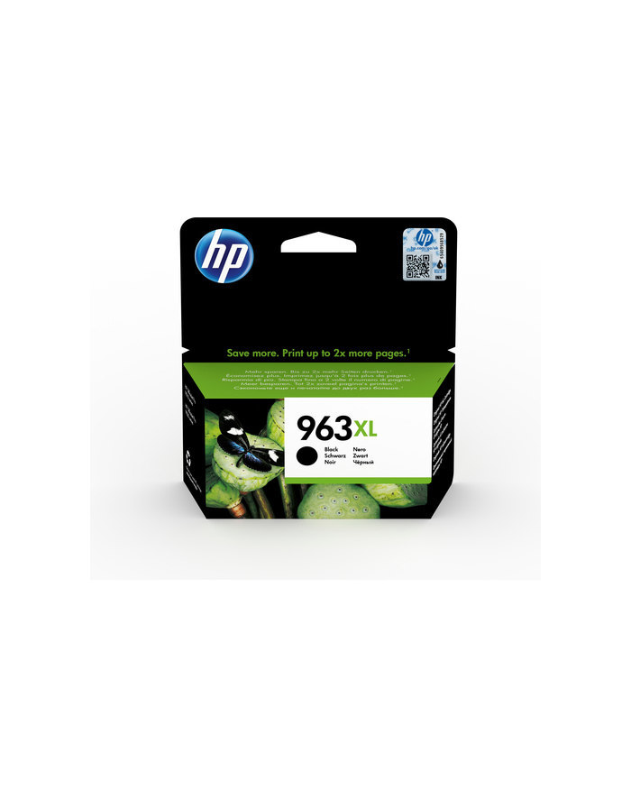 Hewlett-Packard HP oryginalny ink / tusz 3JA30AE#301, 963XL, black, blistr, 2000s, 48ml, high capacity, Officejet Pro 9012, 9014, 9015, 90 (3JA3 główny