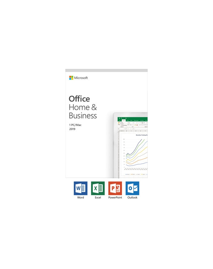MS Office 2019 Home Business [DE] PKC.P6 for Windows 10 / MacOS only (T5D03312) główny
