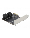 Delock Karta Pci Express X1 - 4X Sata Low Profile Form Factior (90010) - nr 15