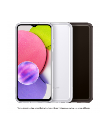 Samsung Clear Cover do Galaxy A03s Czarny (EF-QA038TBEGEU) nr 1
