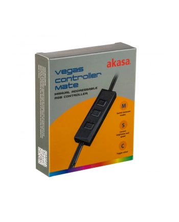Akasa Vegas Controller Mate, 3-Pin aRGB controller cable (AKA)