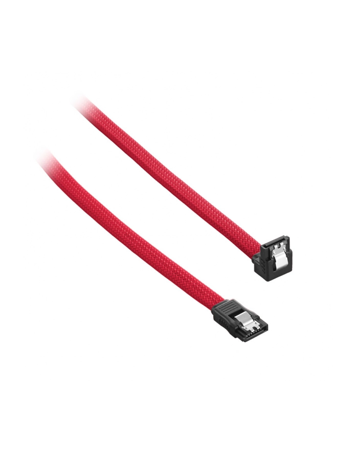 CableMod ModMesh Kątowy kabel SATA 3 60cm - czerwony główny