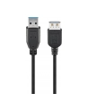 Wentronic USB 3.0 Verl AA 500 SCHWARZ 5m USB 3.0 Kabel 'A' Stecker > 'A' Buc (95726) - nr 3
