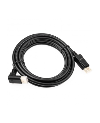 INLINE KABEL 8K (UHD-2) DISPLAYPORT KABEL, NACH UNTEN GEWINKELT, CZARNY - 3M (17153U) (17153U)