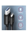 Axagon BUCM3-AM20AB, SPEED kabel USB-C <-> USB-A, 2m, USB 3.2 Gen 1, 3A, ALU, oplet, czarny  (AXN) - nr 3