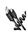 AXAGON KABEL USB  KABEL PRZEWÓD USB C - USB SPIERALA 60CM 0,6M AXAGON BUCM-AM10TB - OKABLOWANIE DARMOWA DOSTAWA  (BUCMAM10TB) - nr 8
