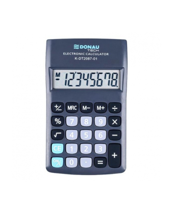 pbs connect Kalkulator kieszonkowy Donau Tech 8cyfr funkcja pierwiastka 116x68x18mm czarny