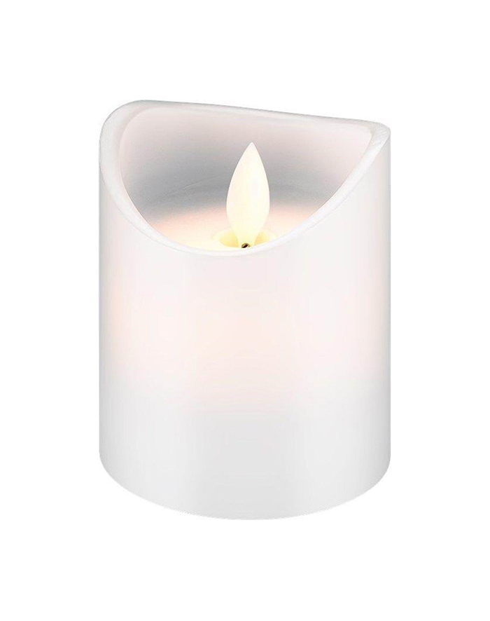 Pro Led White Real Wax Candle 7 5 X 10 Cm (4040849665196) główny