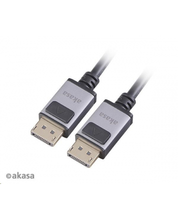 Akasa kabel DisplayPort na DisplayPort, 8K@60Hz, 5K@60Hz, 4K@144Hz, v1.4, 2m (AKA)