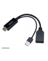 Akasa Adapter Av Hdmi - Displayport + Usb-A Czarny (AKCBHD2425BK) - nr 3