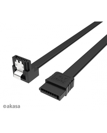 AKASA   SATA-KABEL 6 GB/S, GEWINKELT, 50 CM  (AKCBSA0905BK)