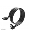 AKASA   SATA-KABEL 6 GB/S, GEWINKELT, 50 CM  (AKCBSA0905BK) - nr 2