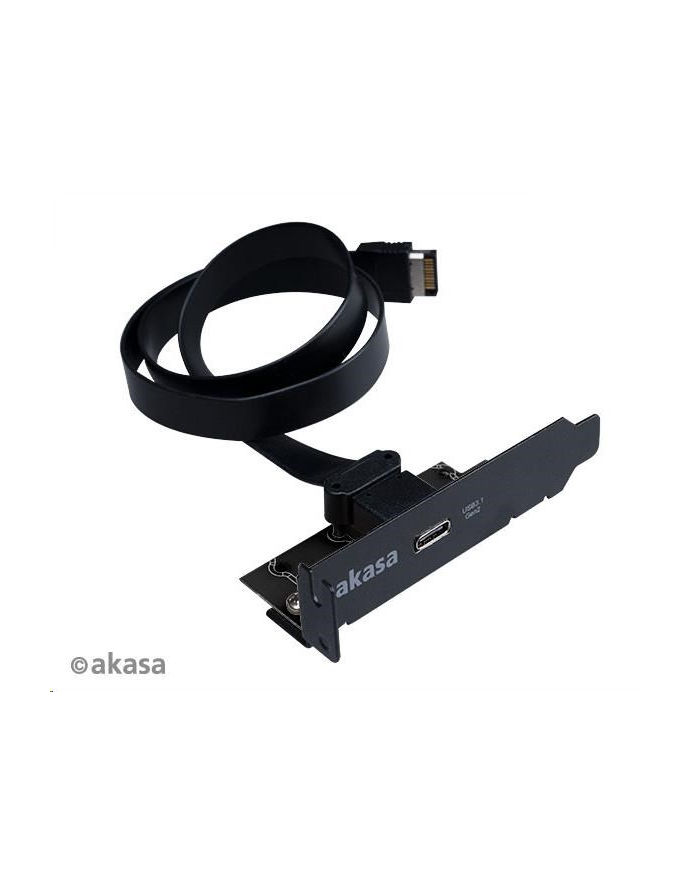 Akasa adapter MB , USB 3.1, PCI závorka s Type-C konektorem, profil 8cm, 50 cm (AKA) główny