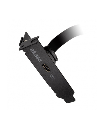 Akasa adapter MB , USB 3.1, PCI závorka s Type-C konektorem, profil 8cm, 50 cm (AKA)