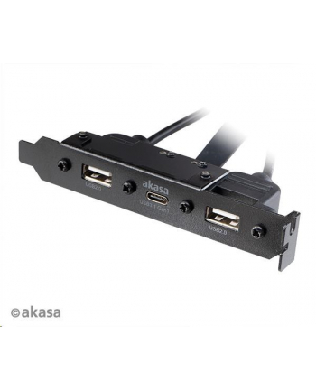 AKASA AKASA AKASA WEWNĘTRZNY KABEL ADAPTERA USB 3.1 GEN 1 Z DWOMA PORTAMI USB 2.0 TYPU A DARMOWA DOSTAWA (AKCBUB5340B (AKCBUB5340BK)  (AKCBUB5340BK)