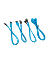 Corsair Zestaw przedłużający kabel Premium z panelem przednim niebieski - nr 1