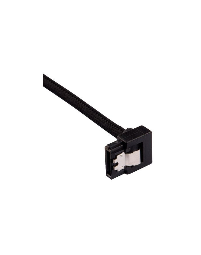 Corsair Premium Sleeved SATA-Kabel gewinkelt schwarz 60cm - 2er główny