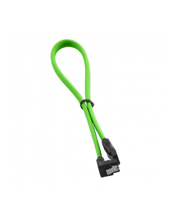 CableMod ModMesh Kątowy kabel SATA 3 30cm - jasnozielony
