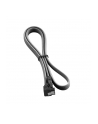 CableMod ModMesh Right Angle SATA 3 Cable 60cm - Carbon - nr 2