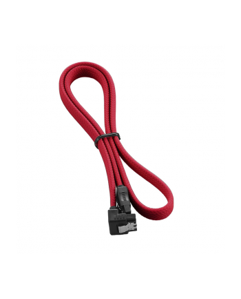 CableMod ModMesh Kątowy kabel SATA 3 60cm - czerwony