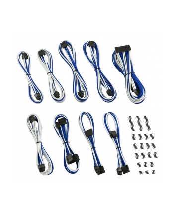 CableMod Classic ModMesh C-Series Corsair Zestaw kabli AXi, HXi i RM - biały / niebieski