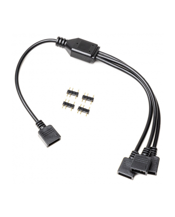 EK WATER BLOCKS EK WATER BLOCKS EK-LOOP D-RGB ROZDZIELACZ 3-DROŻNY - CZARNY (WAEK2153)  (WAEK2153)