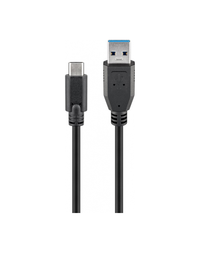 Goobay Kabel USB 3.0,USB 3.1 USB A wtyk, USB C wtyk 1m czarny (67890) główny