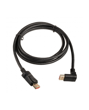 INLINE KABEL 8K (UHD-2) DISPLAYPORT KABEL, NACH OBEN GEWINKELT, CZARNY - 2M (17152O)  (17152O)