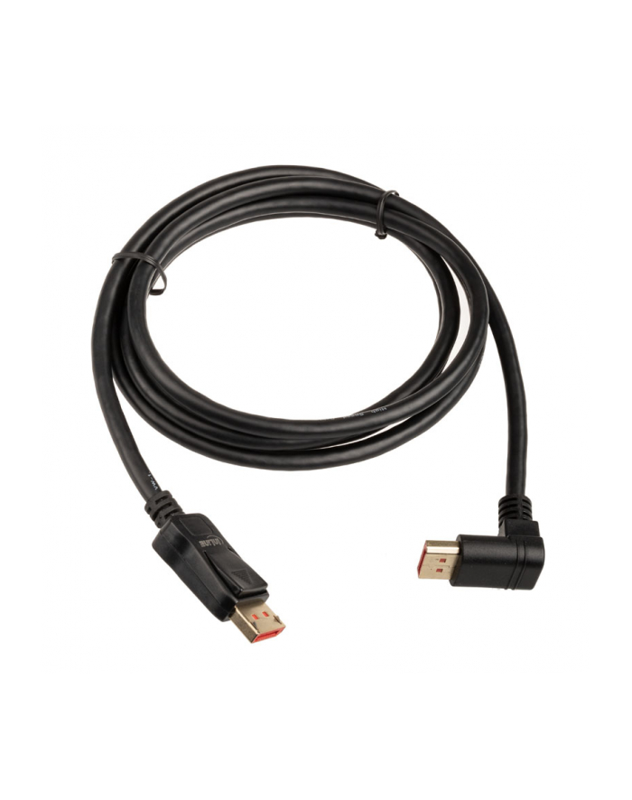 INLINE KABEL 8K (UHD-2) DISPLAYPORT KABEL, NACH OBEN GEWINKELT, CZARNY - 2M (17152O)  (17152O) główny