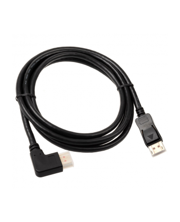 INLINE KABEL 8K (UHD-2) DISPLAYPORT KABEL, RECHTS GEWINKELT, CZARNY - 2M (17152R)  (17152R)