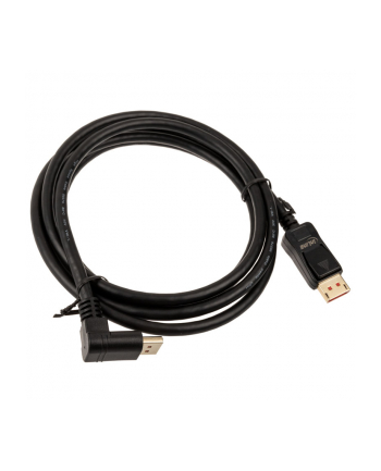 INLINE KABEL 8K (UHD-2) DISPLAYPORT KABEL, NACH UNTEN GEWINKELT, CZARNY - 2M (17152U)  (17152U)