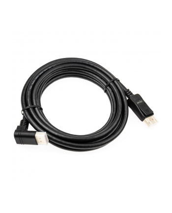 INLINE KABEL 8K (UHD-2) DISPLAYPORT KABEL, NACH UNTEN GEWINKELT, CZARNY - 3M (17153U)  (17153U)