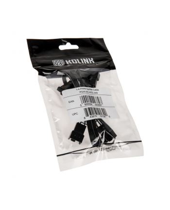 KOLINK   1-4 PWM LÜFTER SPLITTERKABEL - 35 CM (PGWACKOL049)  (PGWACKOL049) nr 1