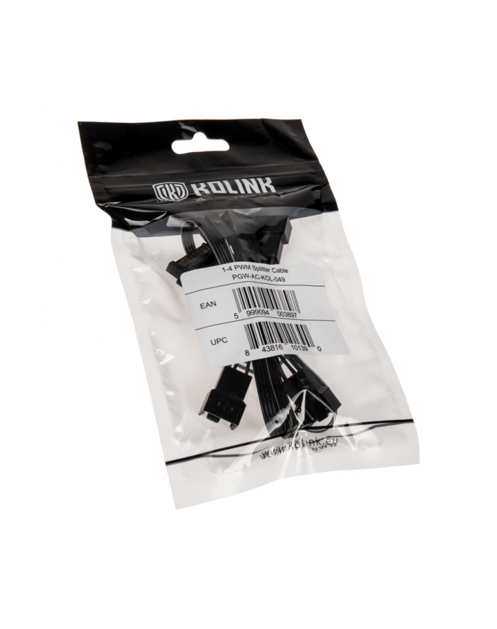 KOLINK   1-4 PWM LÜFTER SPLITTERKABEL - 35 CM (PGWACKOL049)  (PGWACKOL049) główny