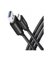 Axagon BUCM3-AM15AB, SPEED kabel USB-C <-> USB-A, 1.5m, USB 3.2 Gen 1, 3A, ALU, oplet, černý (AXN) - nr 10