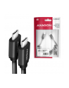 Axagon BUCM-CM10TB, TWISTER kabel USB-C <-> USB-C, 0.6m, USB 2.0, 3A, ALU, tpe, CZARNY (AXN) - nr 8