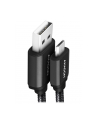 Axagon BUMM-AM15AB, HQ kabel Micro USB <-> USB-A, 1.5m, USB 2.0, 2.4A, ALU, oplet, CZARNY (AXN) - nr 8
