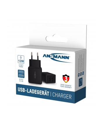 Ansmann Ładowarka HC212 2x USB-A 2.4 A (1001-0106)