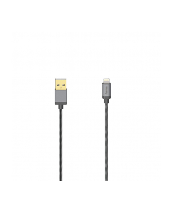 Hama Kabel USB - Lightning 0,75m Szary (e1450969)