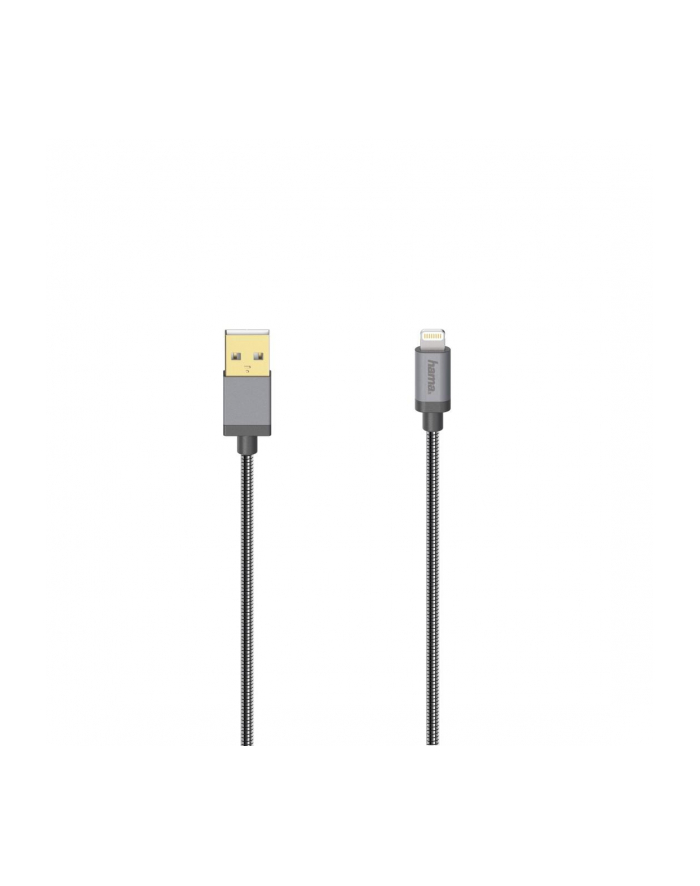 Hama Kabel USB - Lightning 0,75m Szary (e1450969) główny
