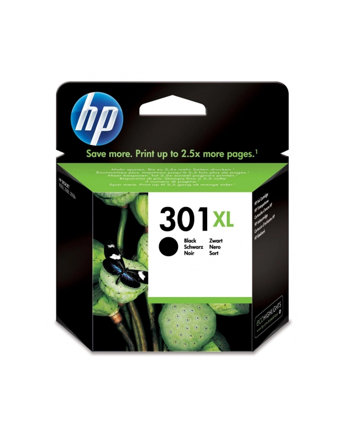 HEWLETT-PACKARD TUSZ HP CZARNY HP 301XL, HP301XL=CH563EE, 480 STR.,8 ML główny