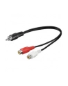 Premiumcord Kabel 1x CINCH male - 2x CINCH female 20cm (PRC) - nr 2
