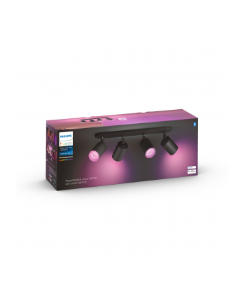 PHILIPS HUE White and color ambiance Fugato czarny 5063430P7